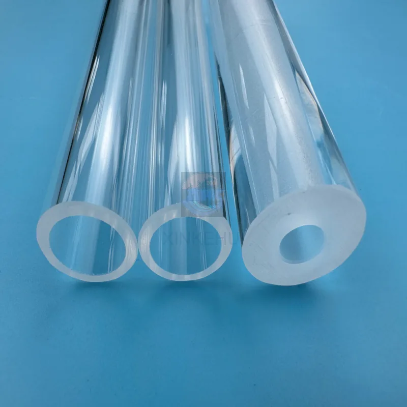 Quartz glass plate and ring components with XINKEHUI watermark